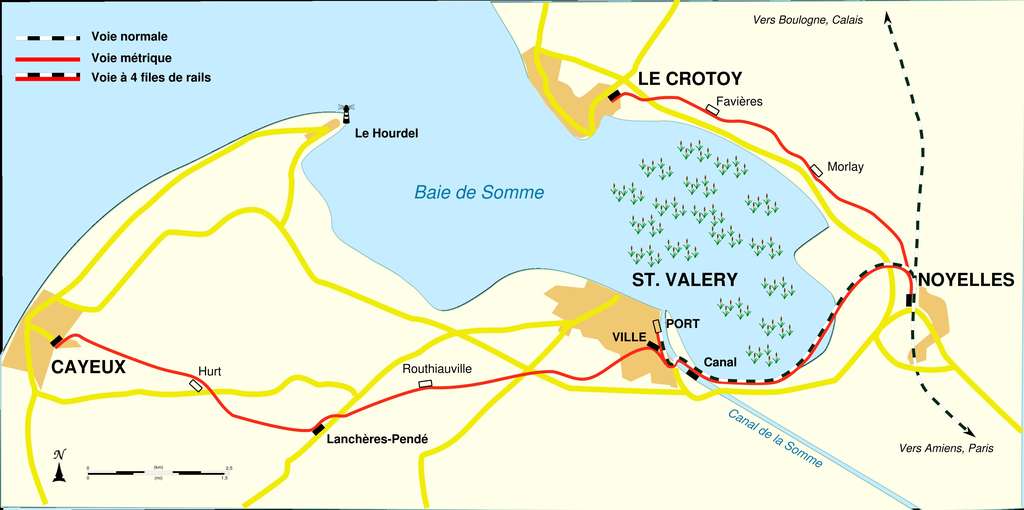 Map of La Baie de Somme