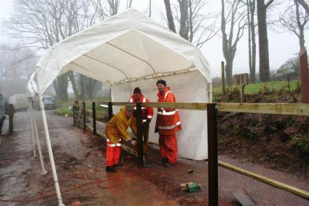fencing under cover