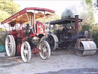 Two of the several road engines in attendance over the weekend