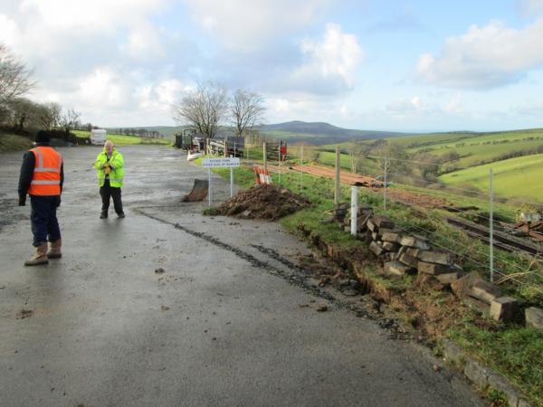 Some tarmac needs to be chopped up, 9th January 2014