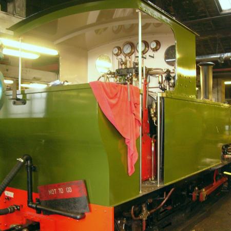 ISAAC, 15th June 2013 at Boston Lodge, cab view